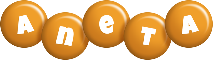 Aneta candy-orange logo