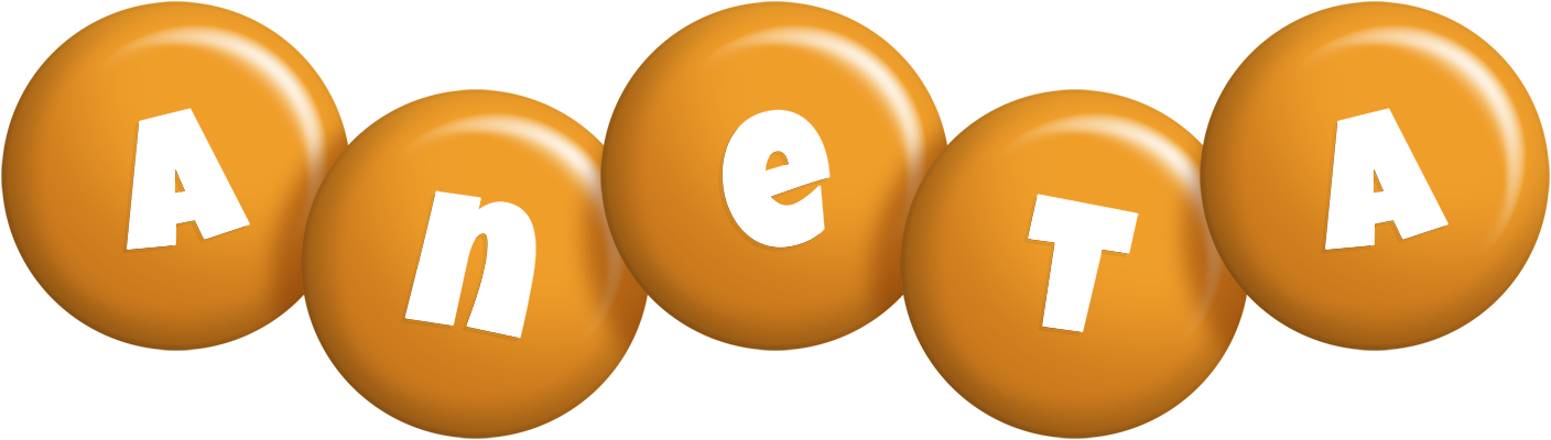 Aneta candy-orange logo