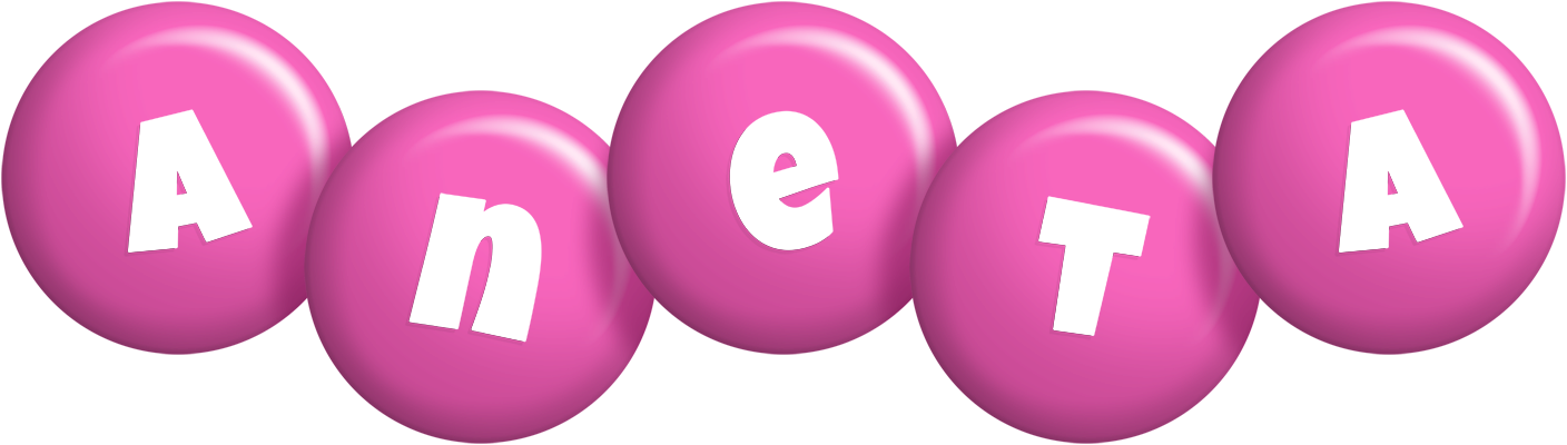 Aneta candy-pink logo