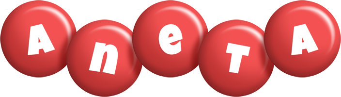 Aneta candy-red logo
