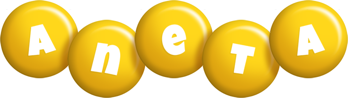 Aneta candy-yellow logo