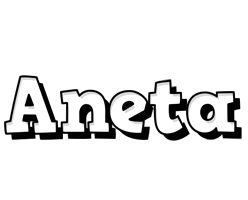 Aneta snowing logo
