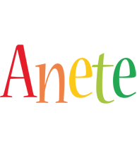 Anete birthday logo