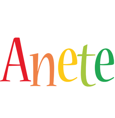 Anete birthday logo