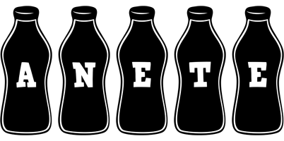 Anete bottle logo
