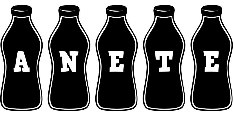 Anete bottle logo
