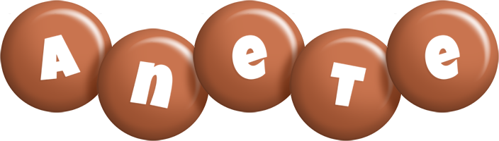 Anete candy-brown logo
