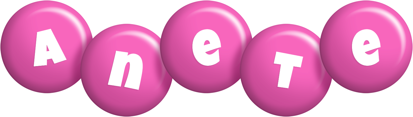 Anete candy-pink logo