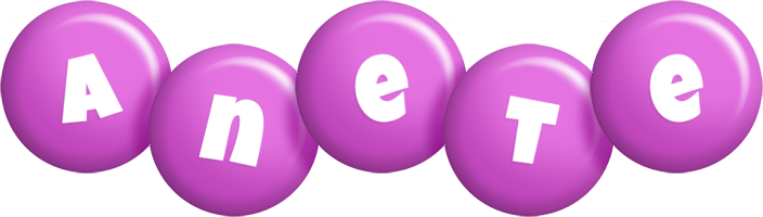 Anete candy-purple logo