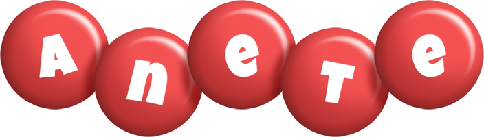 Anete candy-red logo