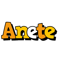 Anete cartoon logo