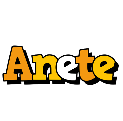 Anete cartoon logo