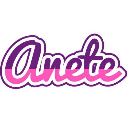 Anete cheerful logo