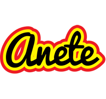 Anete flaming logo