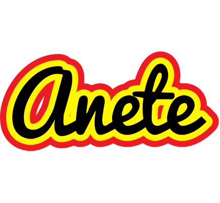 Anete flaming logo