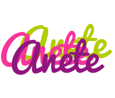Anete flowers logo