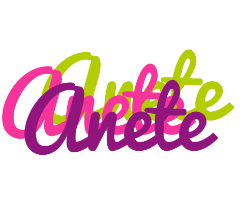 Anete flowers logo