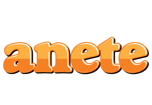 Anete orange logo