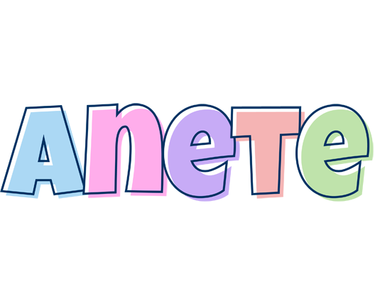 Anete pastel logo