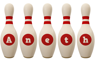 Aneth bowling-pin logo