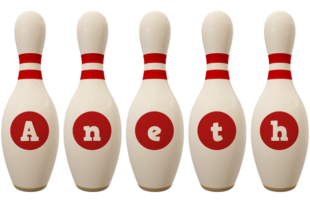 Aneth bowling-pin logo