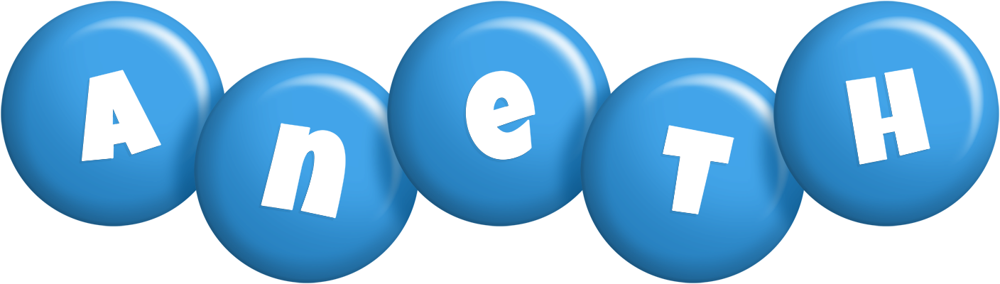 Aneth candy-blue logo