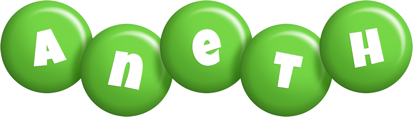 Aneth candy-green logo