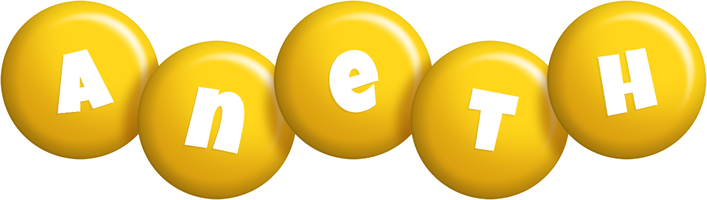 Aneth candy-yellow logo