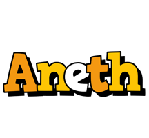 Aneth cartoon logo