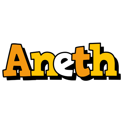 Aneth cartoon logo