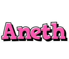 Aneth girlish logo