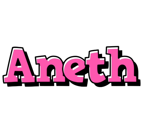 Aneth girlish logo