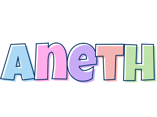 Aneth pastel logo