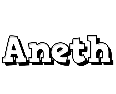 Aneth snowing logo