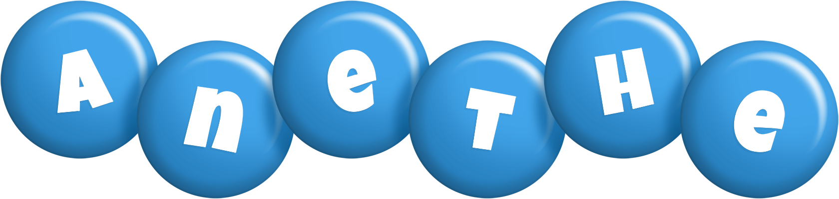 Anethe candy-blue logo