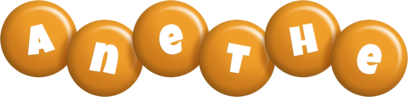 Anethe candy-orange logo