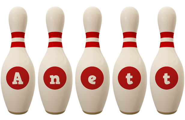 Anett bowling-pin logo