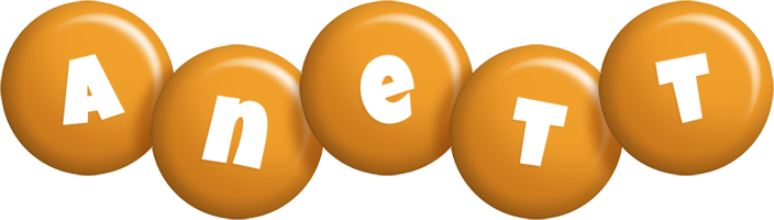 Anett candy-orange logo