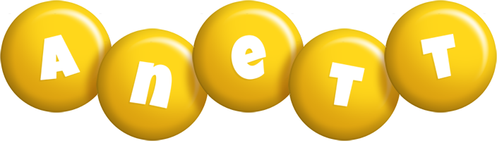 Anett candy-yellow logo