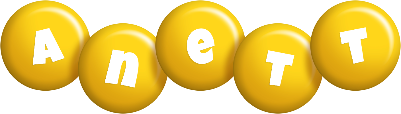 Anett candy-yellow logo