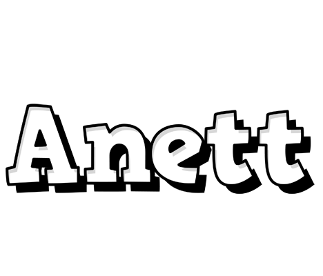 Anett snowing logo