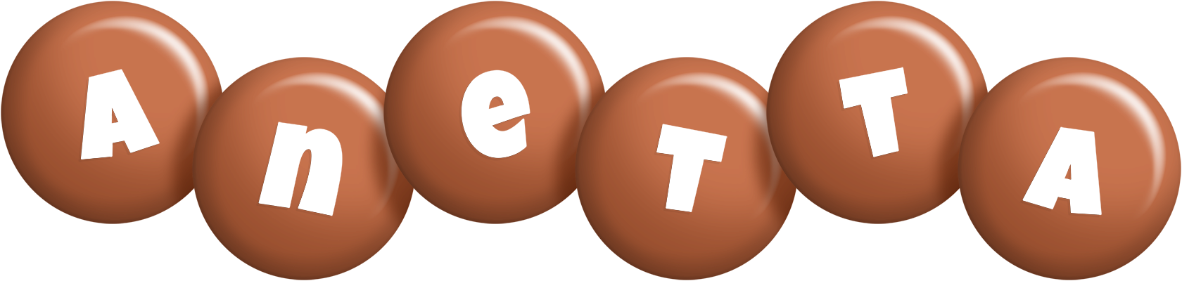 Anetta candy-brown logo