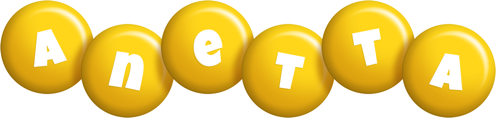 Anetta candy-yellow logo