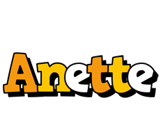 Anette cartoon logo