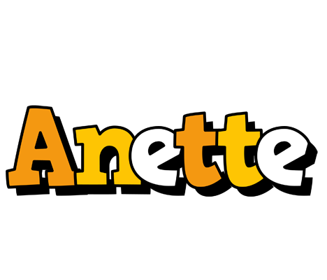 Anette cartoon logo