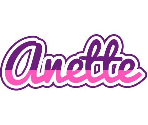 Anette cheerful logo
