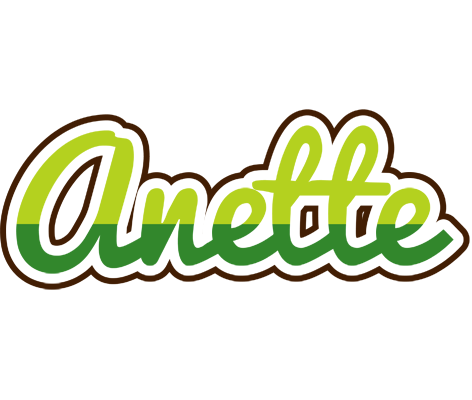 Anette golfing logo