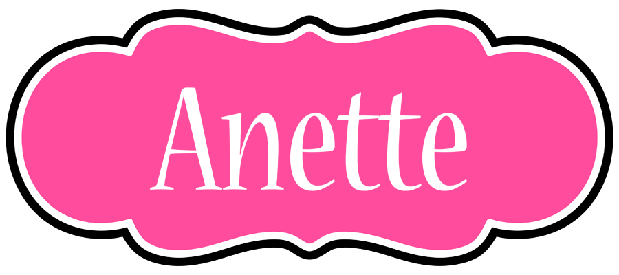 Anette invitation logo