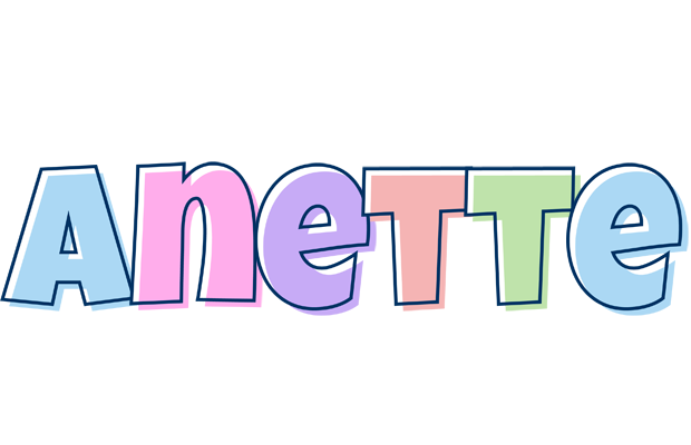 Anette pastel logo