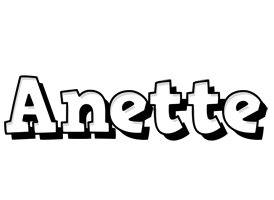 Anette snowing logo